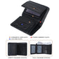 Baellerry D3112 Leather Men Short Wallet Vintage Tri-Fold Multi-Card Holder