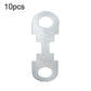 Automotive bolt-down flat fuse link, stamped 70A, silver metal with two mounting holes