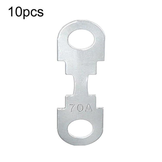 10pcs Automotive Flat Blade Fuse Bolt-Down Battery Fuse Link, 30A, 40A, 70A, 100A, 150A