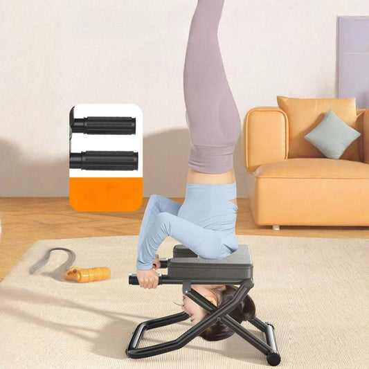 Foldable Yoga Inversion Bench Heavy-Duty Anti-Tip Chair for Home Fitness Body Shaping