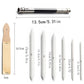 36 In 1 Sketch Drawing Set Blending Stumps Tortillons & Sponge Tools with 24 Replaceable Tips, 36 In 1