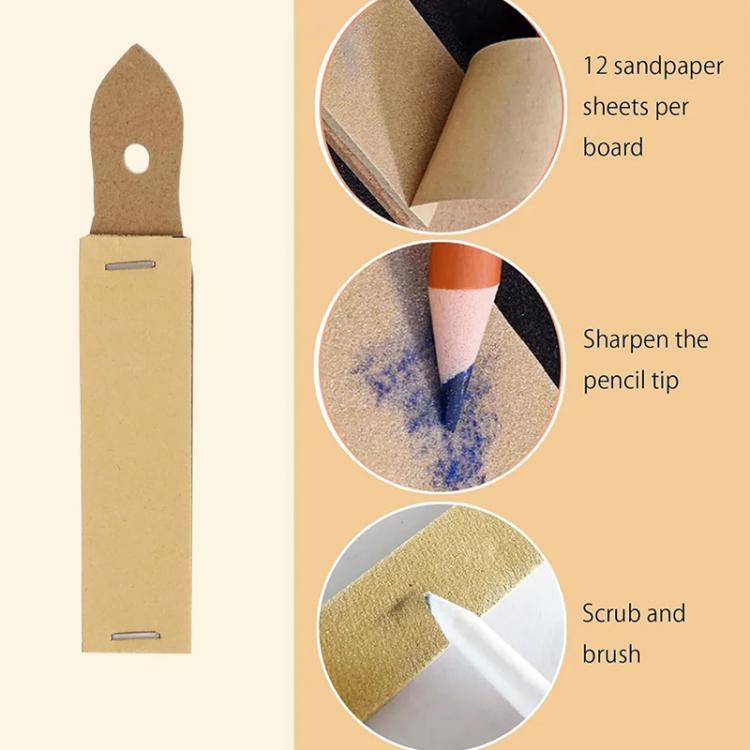 36 In 1 Sketch Drawing Set Blending Stumps Tortillons & Sponge Tools with 24 Replaceable Tips, 36 In 1