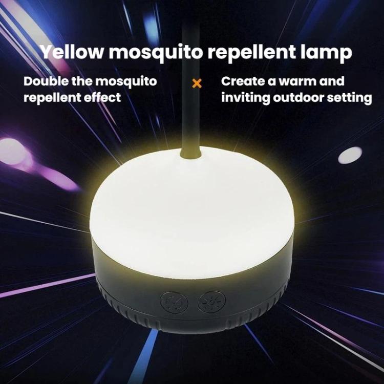 CM-208 Hangable Multi-Function Mosquito Repellent Fan Home Night Light Insect Repellent Device, Battery, Charging