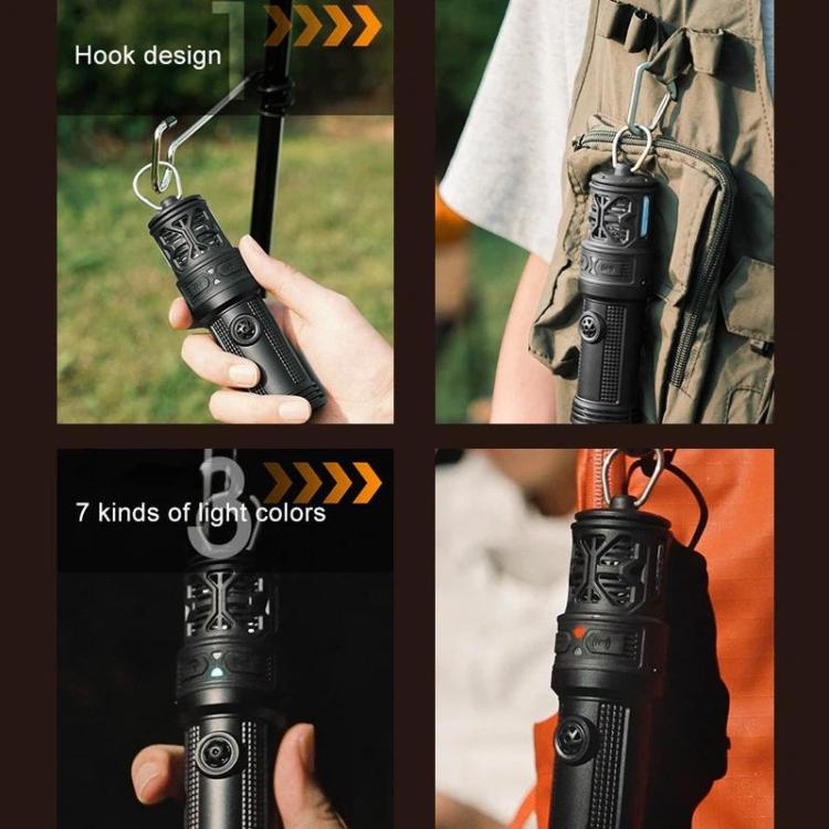 Portable mosquito repellent heater with hook attachment and handheld use