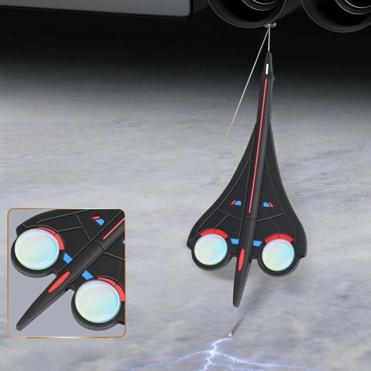 Reflective luminous grounding exhaust anti-static strap with three lighted red pads