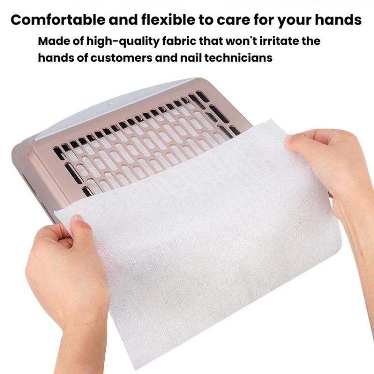 BLUEQUE 30pcs /Pack Nail Dust Vacuum Filter Cloth Disposable Replacement Dust Cleaning Filter Pad