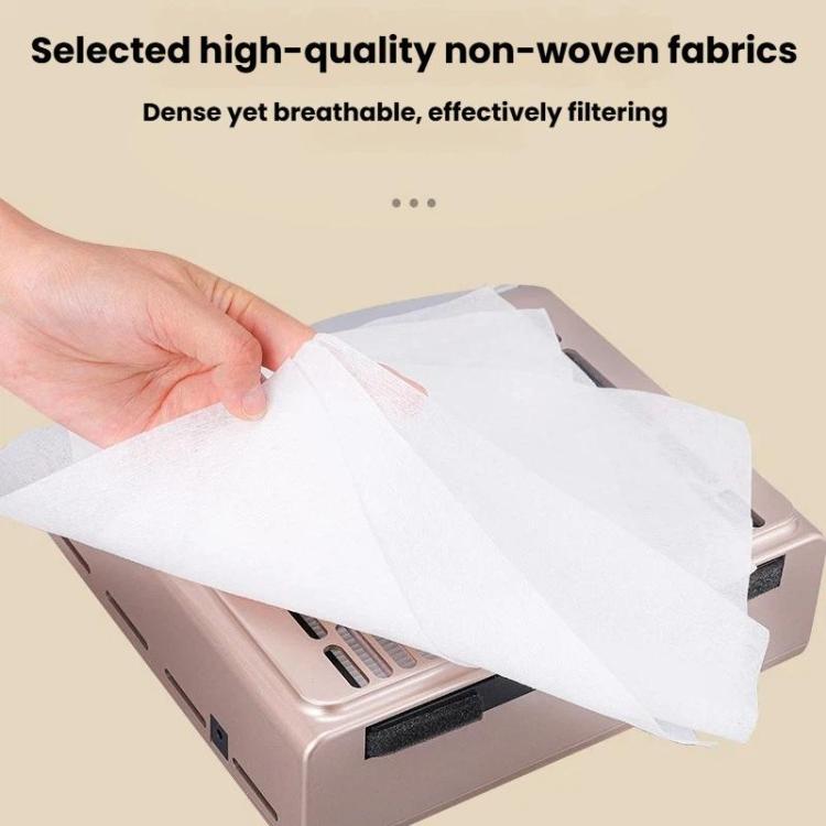 BLUEQUE 30pcs /Pack Nail Dust Vacuum Filter Cloth Disposable Replacement Dust Cleaning Filter Pad