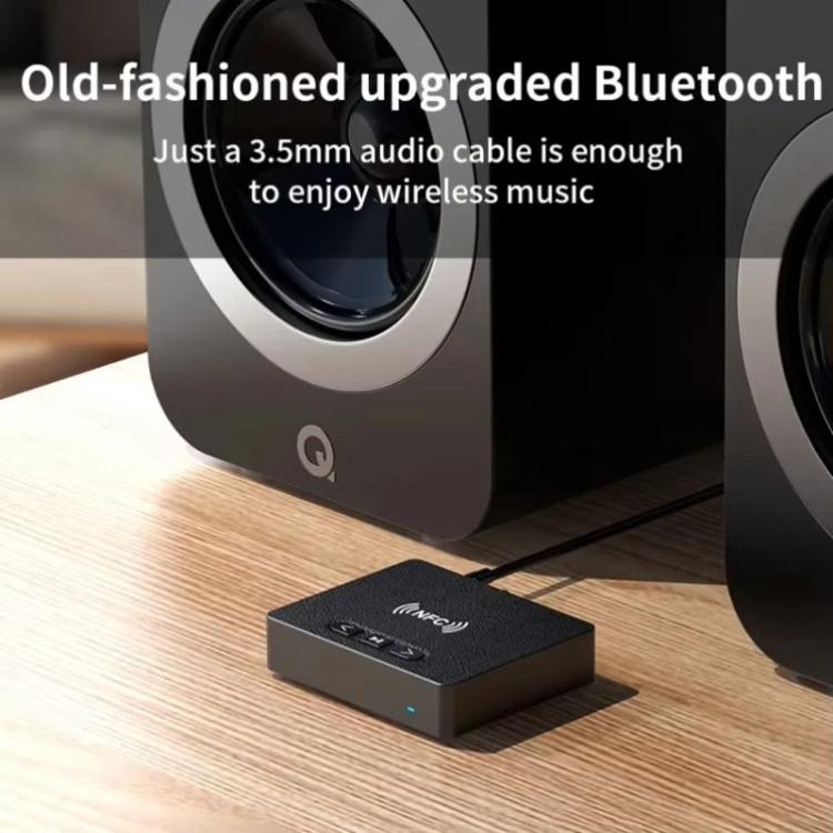 D11 Car Bluetooth 6.0 Audio Adapter NFC Bluetooth Receiver, D11