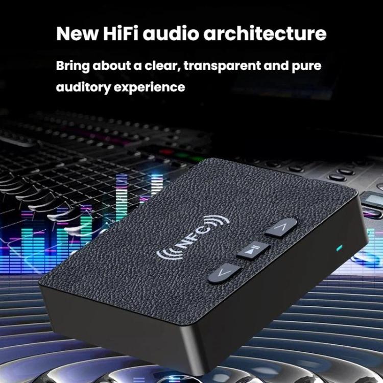 D11 Car Bluetooth 6.0 Audio Adapter NFC Bluetooth Receiver, D11