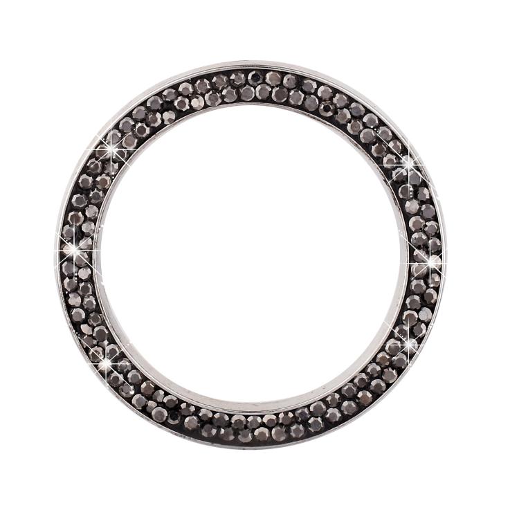 Car One-Touch Start Diamond-Embellished Trim Ring Sticker