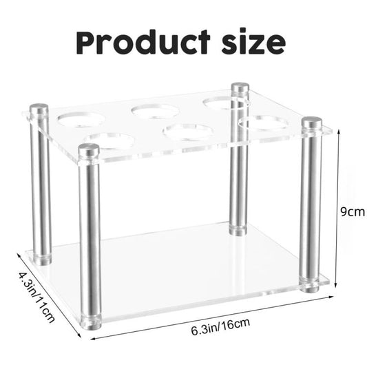 6-Slot Acrylic Spice Box Square Storage Rack For Cirkul, YX212