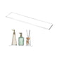 Long clear acrylic replacement shelf for medicine cabinet, single piece