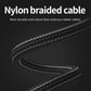 Black nylon braided power cable for wired nail grinder