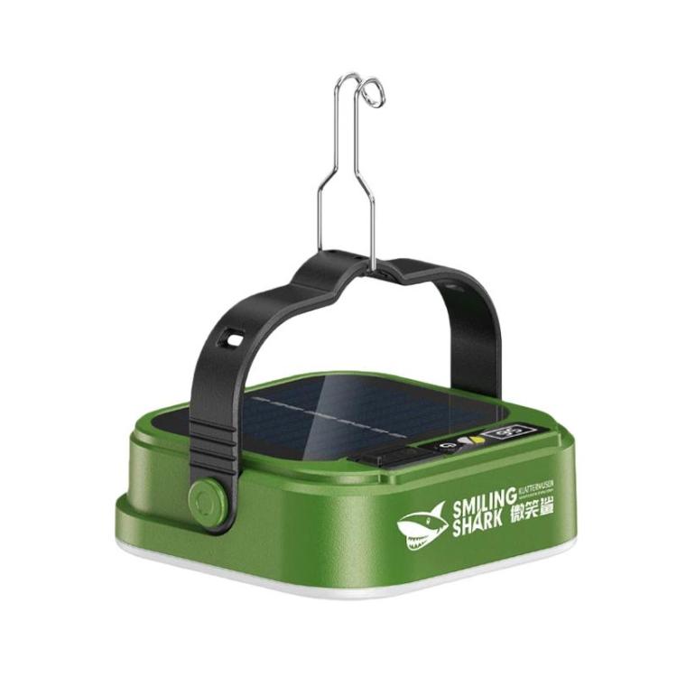 SMILING SHARK LY-8307 Outdoor LED Camping Light Solar-Powered Handheld Lamp With Hook