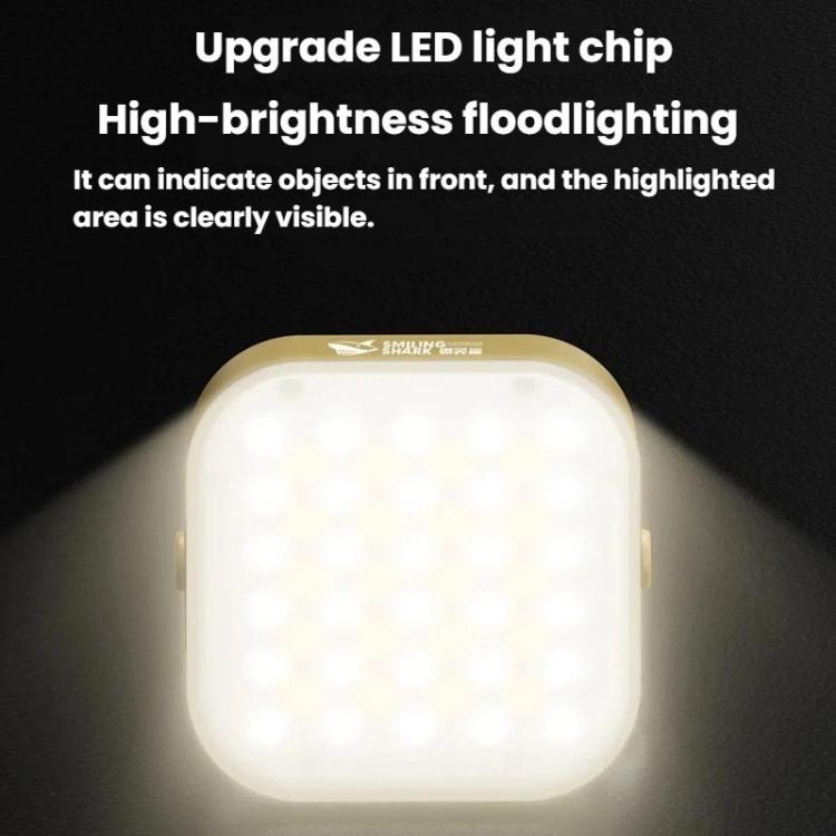 SMILING SHARK LY-8307 Outdoor LED Camping Light Solar-Powered Handheld Lamp With Hook