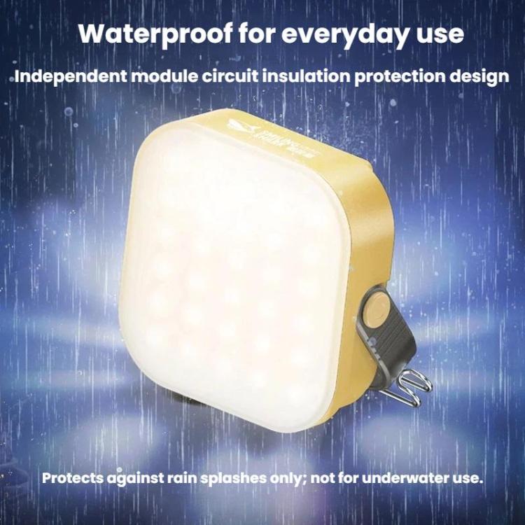 SMILING SHARK LY-8307 Outdoor LED Camping Light Solar-Powered Handheld Lamp With Hook