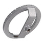 Ring-style fuel tank cap removal tool with angled bar and socket hex insert