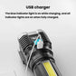 SMILING SHARK 863B Outdoor High-Brightness Portable Flashlight LED Torch With Side Light, 863B
