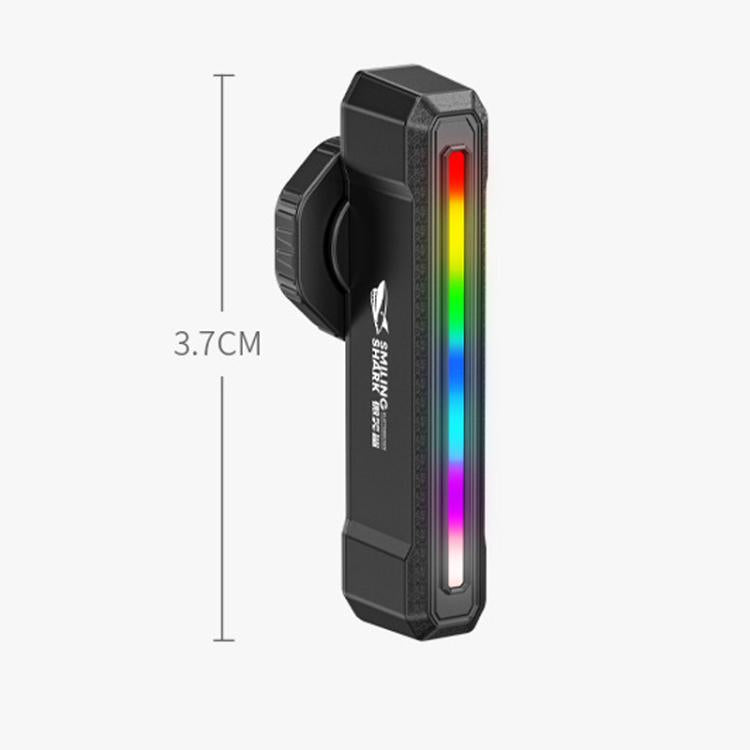 Outdoor Bike Colorful Taillight Night Warning Light For Mountain & Road Bikes, SMILING SHARK CW-D386A Basic Version, SMILING SHARK CW-D386B Smart Version