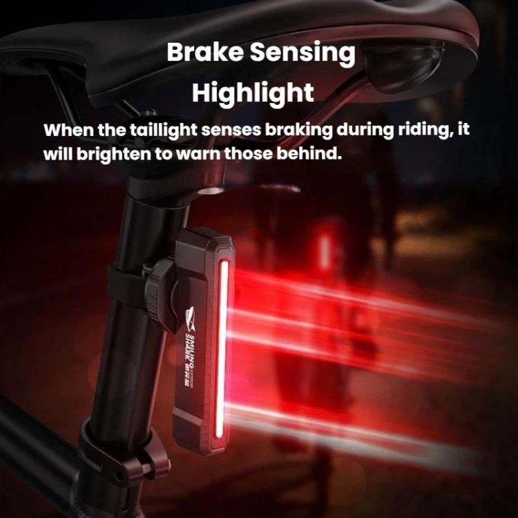 Outdoor Bike Colorful Taillight Night Warning Light For Mountain & Road Bikes, SMILING SHARK CW-D386A Basic Version, SMILING SHARK CW-D386B Smart Version