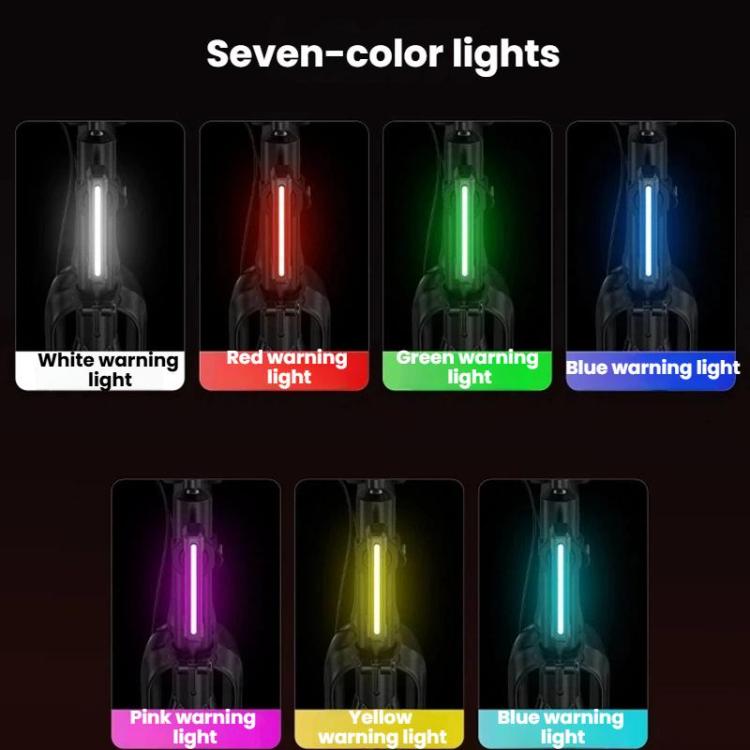 Outdoor Bike Colorful Taillight Night Warning Light For Mountain & Road Bikes, SMILING SHARK CW-D386A Basic Version, SMILING SHARK CW-D386B Smart Version