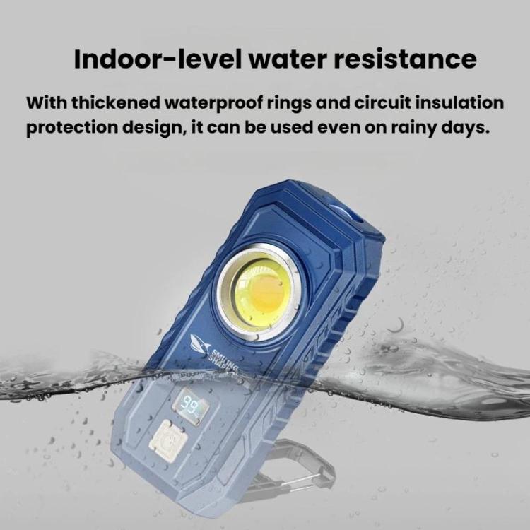 SMILING SHARK GZ-5126-S Digital Display Magnetic Flashlight With Hook Outdoor High-Brightness Work Light