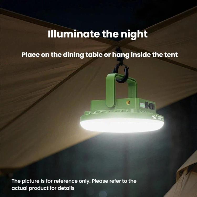 SMILING SHARK LY-8336-S Solar-Powered Camping Light Portable Outdoor Lighting Lamp, Small, Large