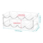 Household Wine Storage Rack Transparent Stackable Water Bottle Organizer, 3-Unit, 4-Unit