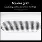 White nail dust collector with square grid vent mesh intake panel