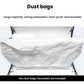 Nail dust collector with fitted dust bags under the base