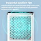BLUEQUE 80W High Power Rechargeable Low-Noise Nail Dust Collector, US Plug, EU Plug
