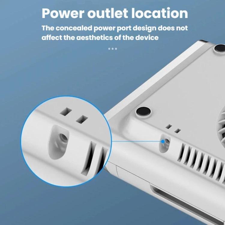 BLUEQUE 80W High Power Rechargeable Low-Noise Nail Dust Collector, US Plug, EU Plug