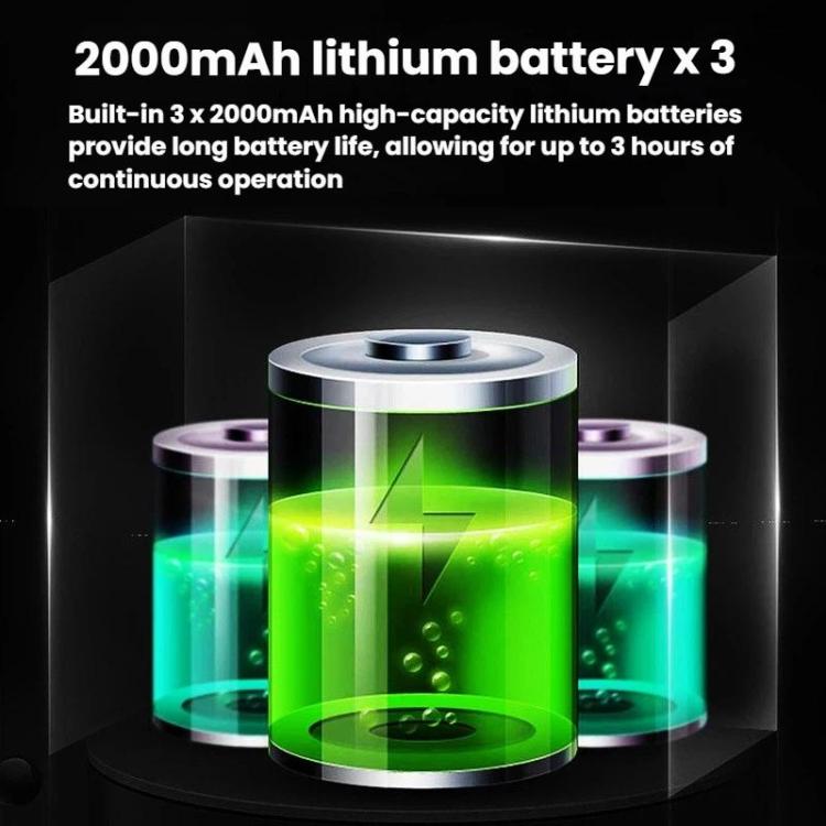 BLUEQUE 80W High Power Rechargeable Low-Noise Nail Dust Collector, US Plug, EU Plug