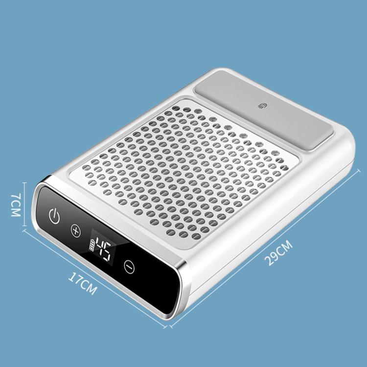 BLUEQUE 80W High Power Rechargeable Low-Noise Nail Dust Collector, US Plug, EU Plug