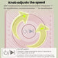 Pink nail file base with circular speed knob and power controls