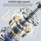 Cutaway view of high-speed nail file motor with rotating drum and blades
