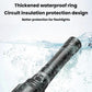 High-Intensity Diving Flashlight Amphibious Magnetic Control Diving Light, SMILING SHARK SD-Q20A, SMILING SHARK SD-Q20B