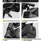 Bike seat bag clamp and buckle installation view, waterproof fabric