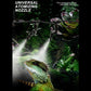 Misting nozzles attachment with adjustable spray direction over reptile enclosure