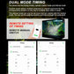 WiFi misting system controller with dual mode timing schedule settings on phone