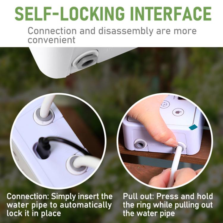 WD-01CS Adjustable Drip Arrow App-Controlled Watering Device Automatic Timed Irrigation Tool, USB, US Plug, UK Plug