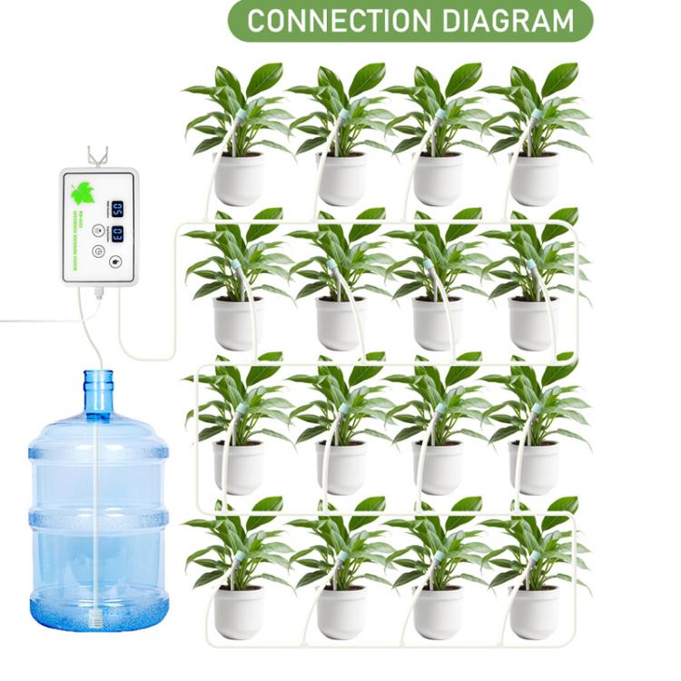 WD-01CS Adjustable Drip Arrow App-Controlled Watering Device Automatic Timed Irrigation Tool, USB, US Plug, UK Plug