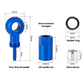 ENLEE E511 Bike 5-Line Hydraulic Needle Hydraulic Disc Brake Hose Connector