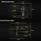 Motorcycle protective pad size chart for elbow and knee measurements