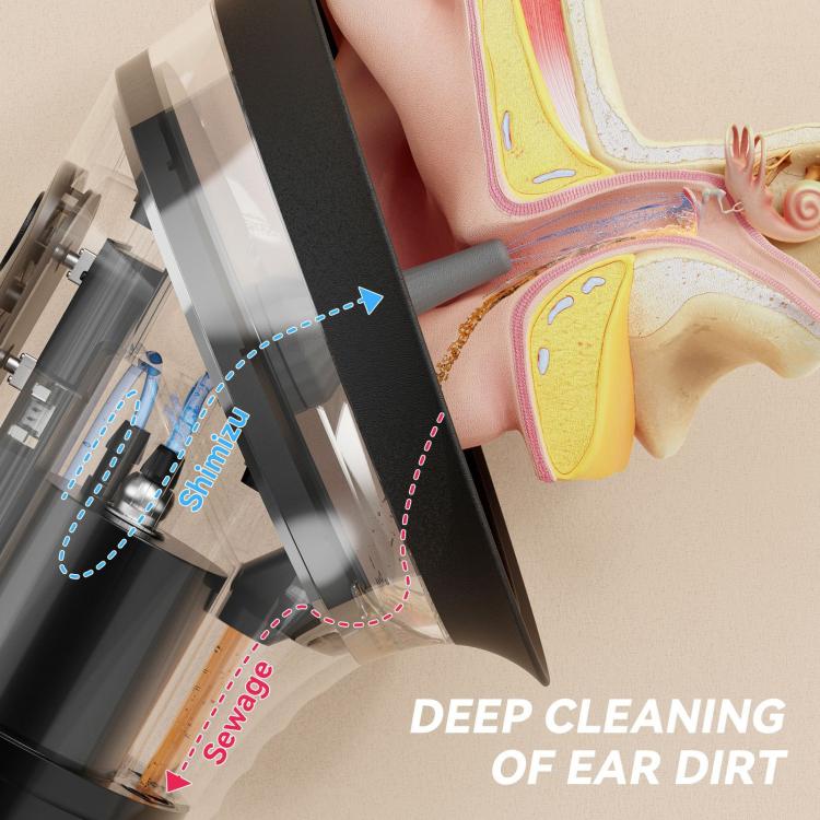 Electric Ear Cleaner Home-Use Portable Ear Cleaning Device Earwax Removal Tool, E80