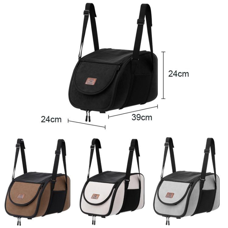 Vehicle Front Seat Center Console Portable Pet Travel Carrier