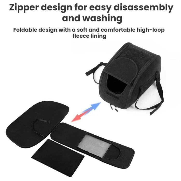 Vehicle Front Seat Center Console Portable Pet Travel Carrier