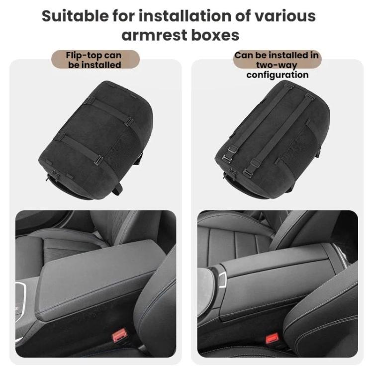 Vehicle Front Seat Center Console Portable Pet Travel Carrier