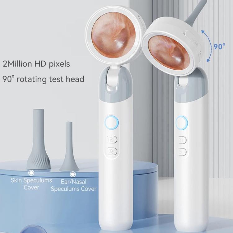 Ear Camera Wit IPS Display 1080P Camera Ear Check Portable Inspector, Q10
