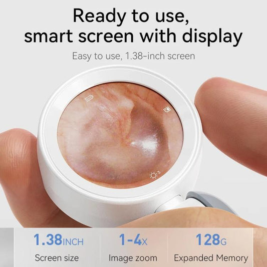 Ear Camera Wit IPS Display 1080P Camera Ear Check Portable Inspector, Q10